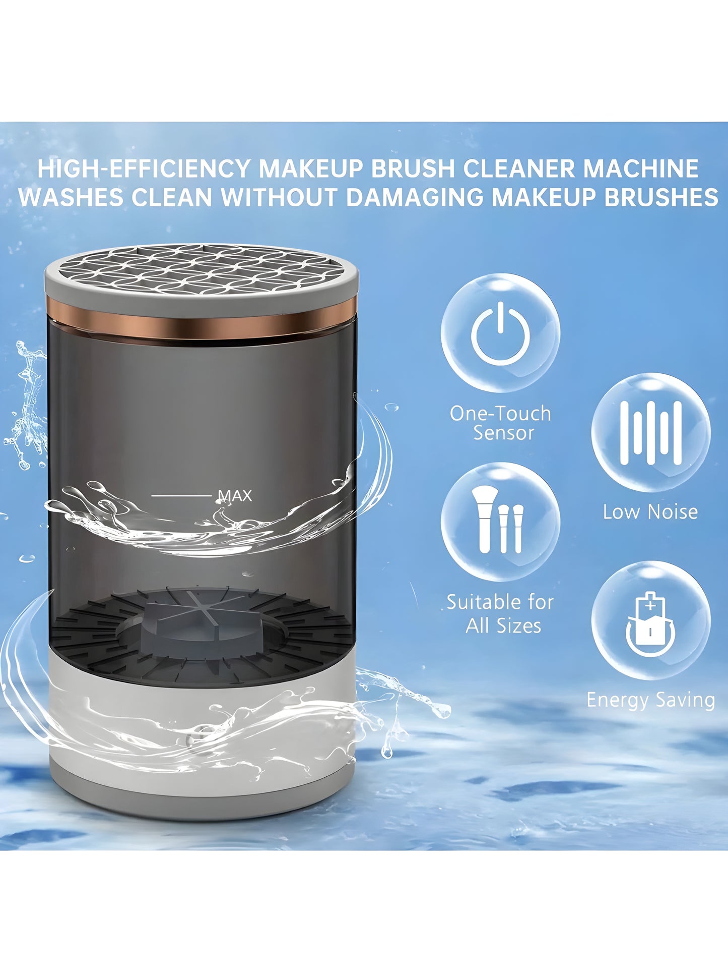 ACSOPro™ Electric Makeup Brush Cleaner Machine